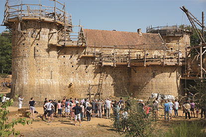 Visite de Guédelon